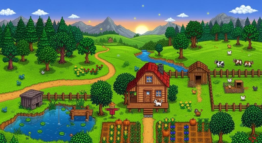 Stardew valley background image