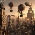 Steampunk background image