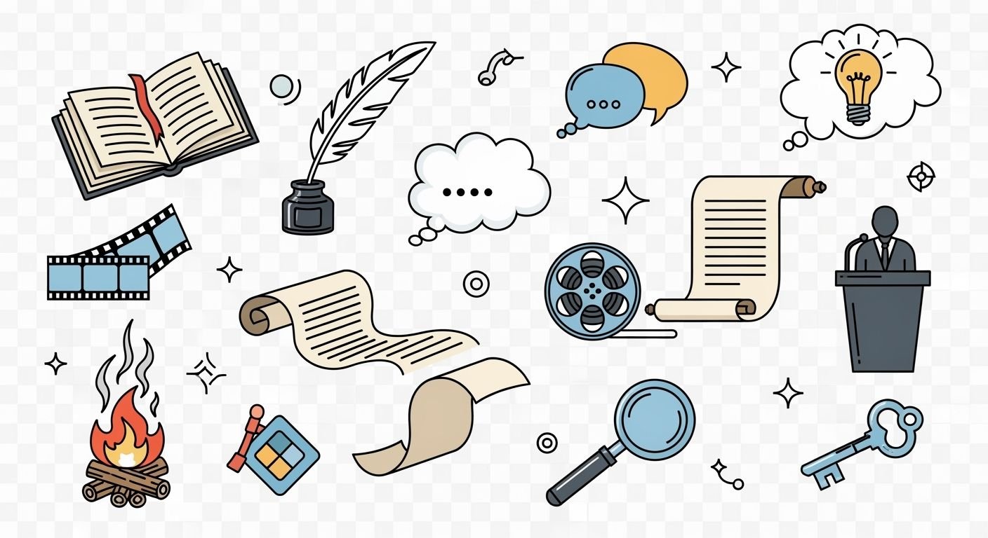 Storytelling symbols no background image 2