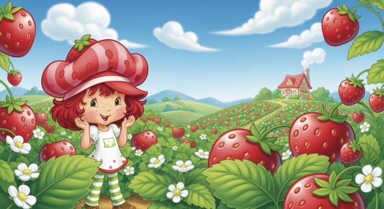 Strawberry shortcake background image
