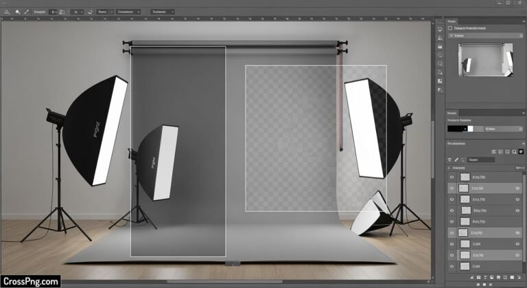 Studio background psd image 2