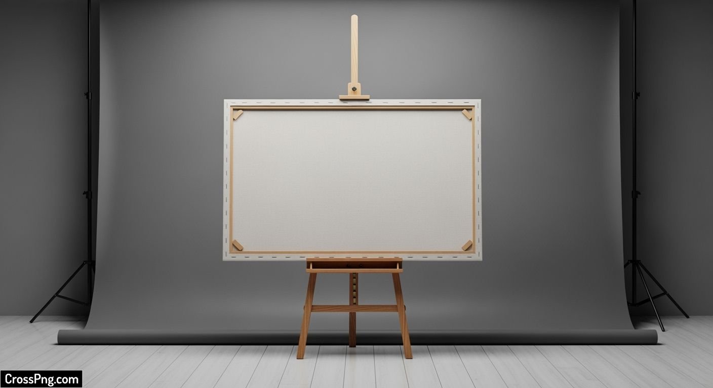 Studio canvas background image
