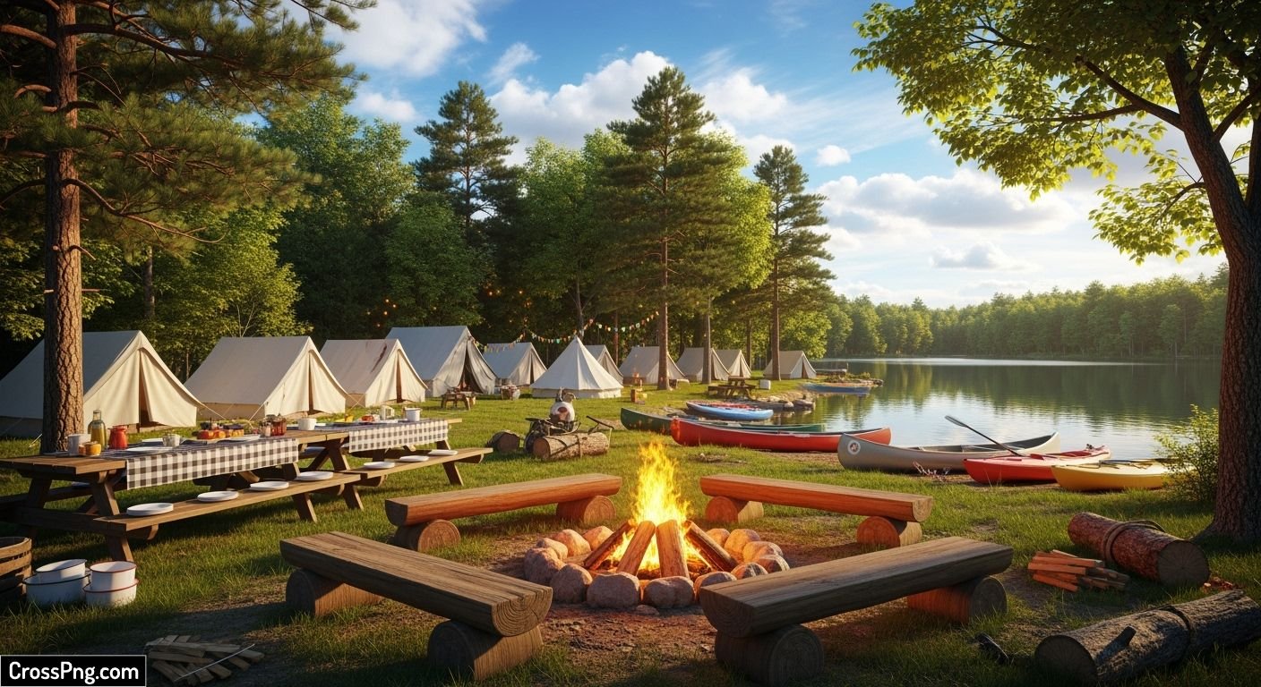 Summer camp background image 3
