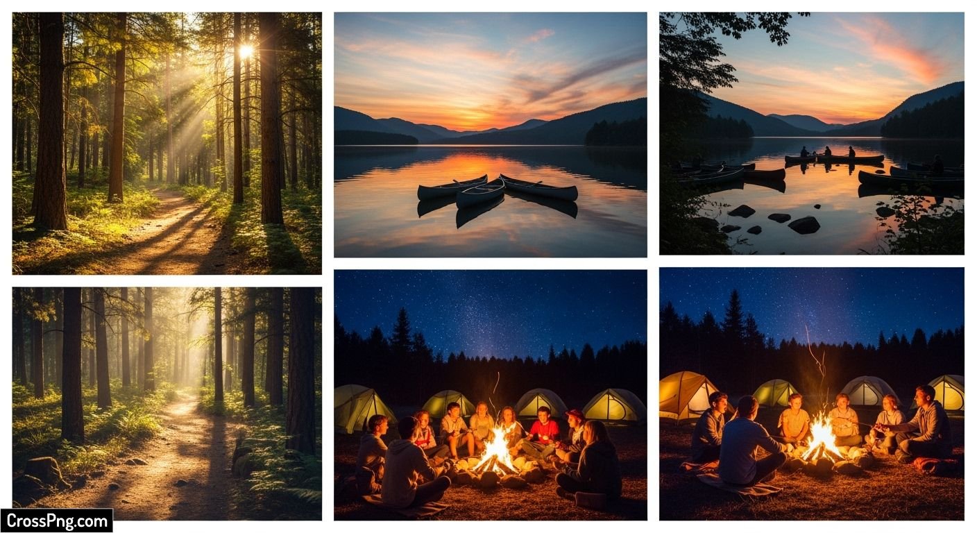 Summer camp background images image 2