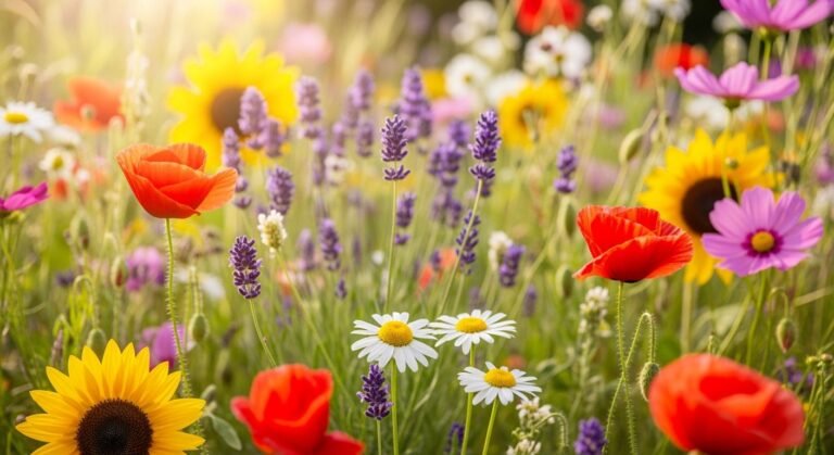 Summer flower background image 2