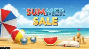 Summer sale background image