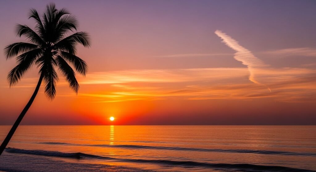 Sunset background for iphone image