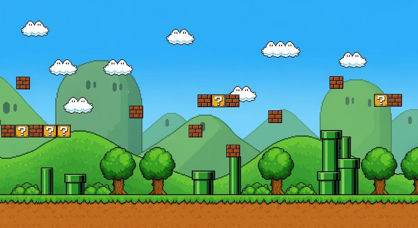 Super mario bros background image