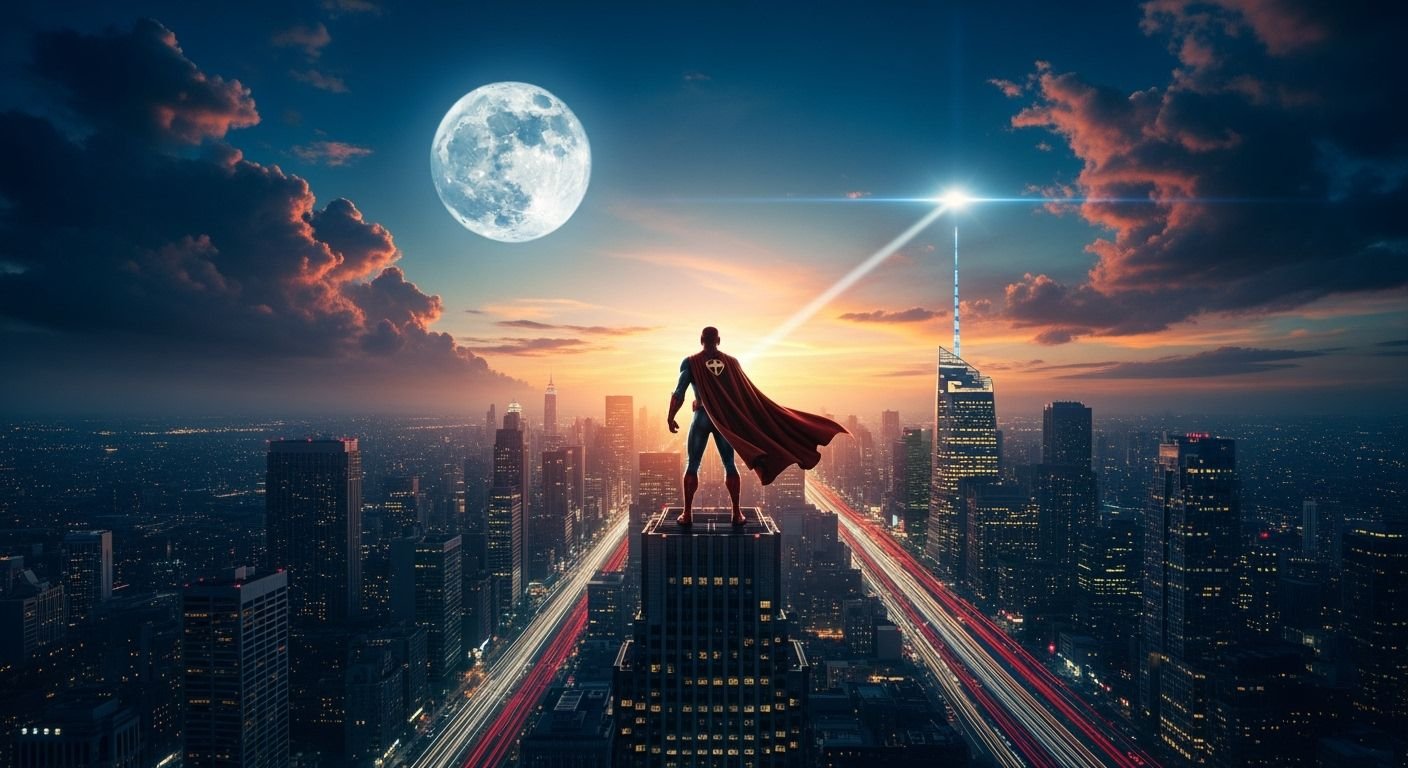 Superhero background image 4