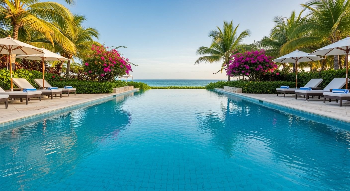 Swimming pool background image 2