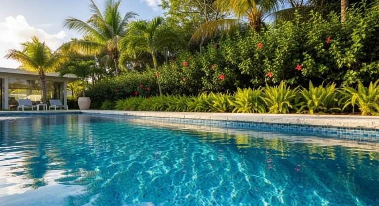 Swimming pool background image 4