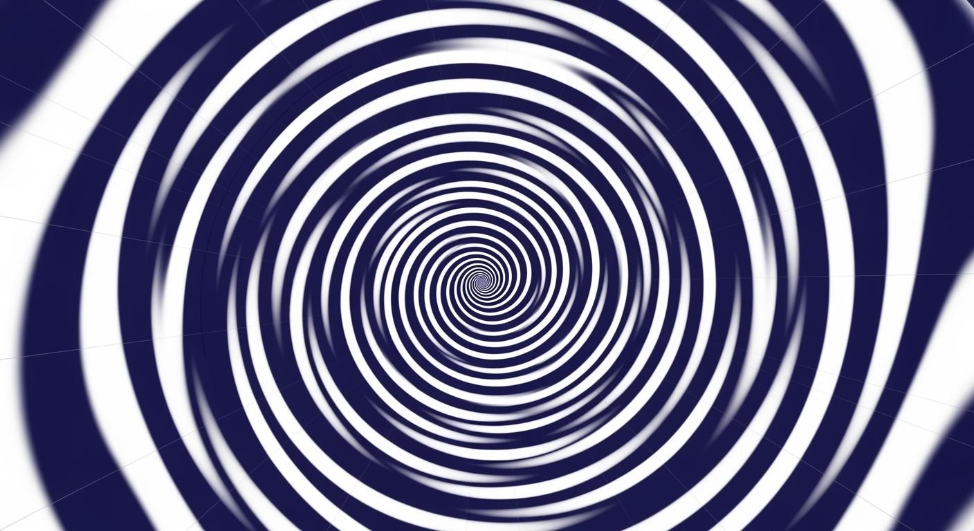 Swirly hypnotic background image 4