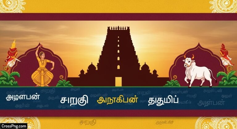 Tamil banner background image