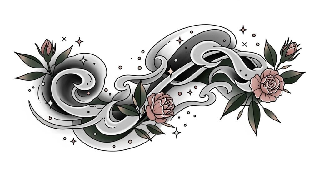 Tattoo background filler image
