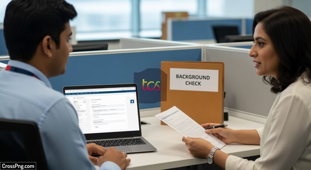 Tcs background check image