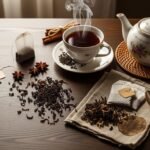 Tea background hd image
