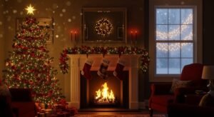 Teams background christmas image