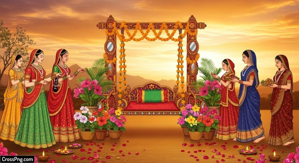 Teej background image