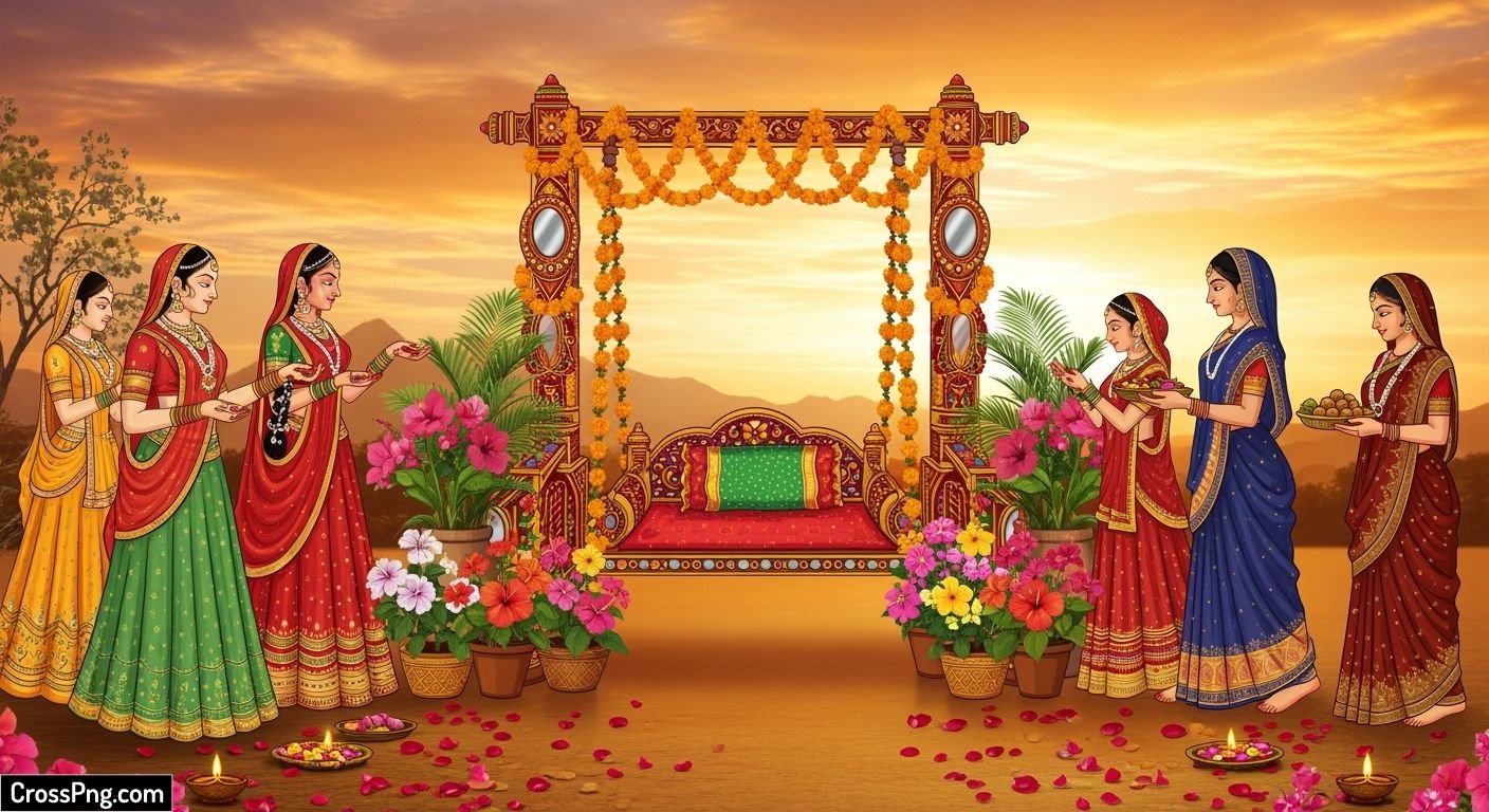 Teej background image