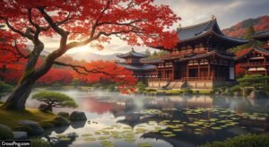 Temple background design image 5