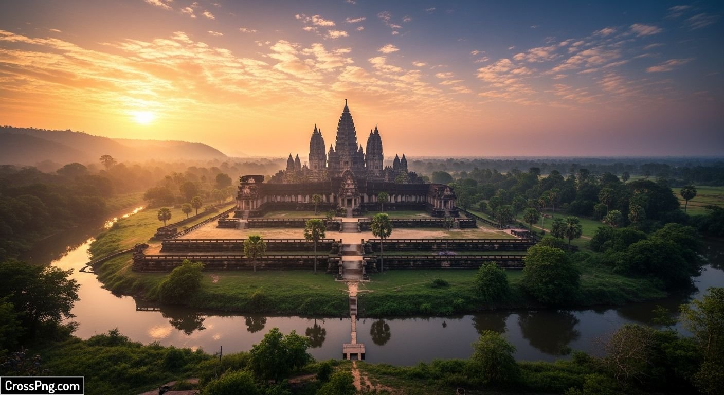 Temple background for editing image