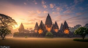 Temple background images for editing image