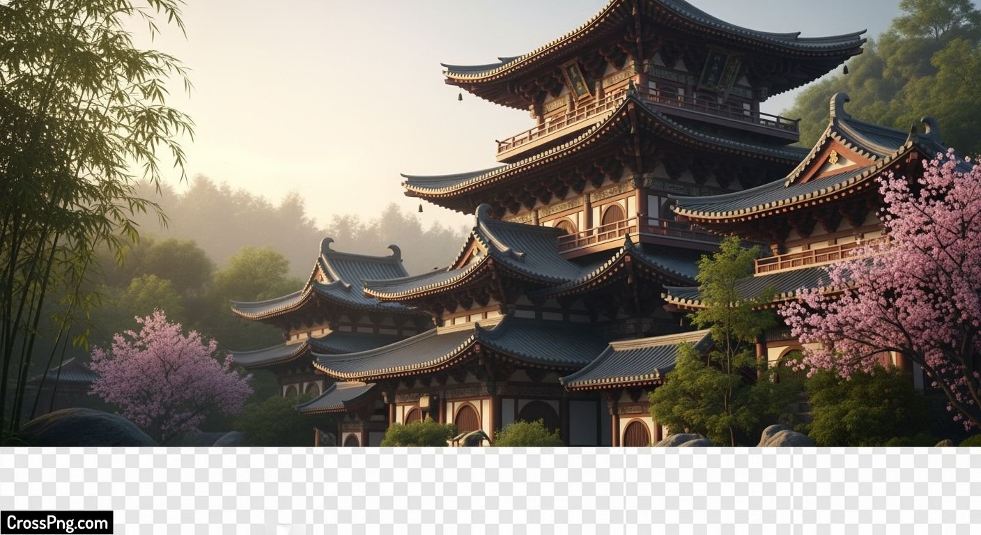 Temple background png image