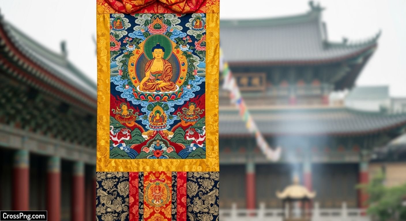Temple banner background image