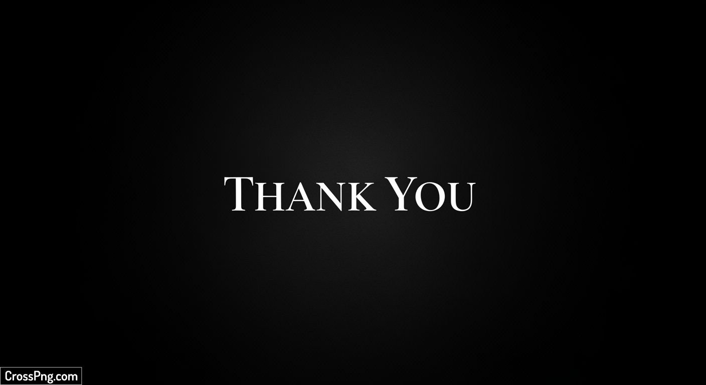 Thank you black background image 2