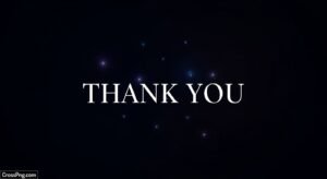 Thank you in black background image 2