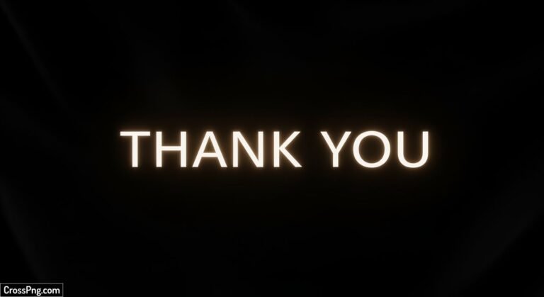 Thank you in black background image 3
