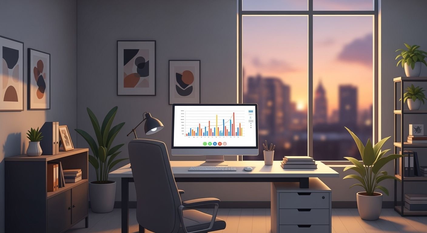 The office zoom background image 2