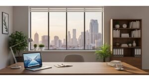 The office zoom background image 3
