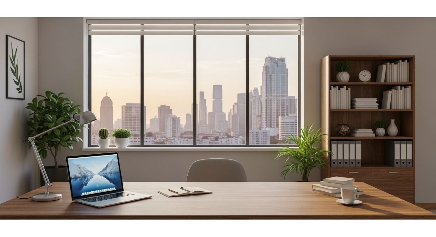 The office zoom background image 3