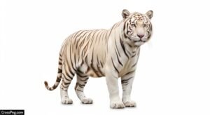 Tiger white background image 2