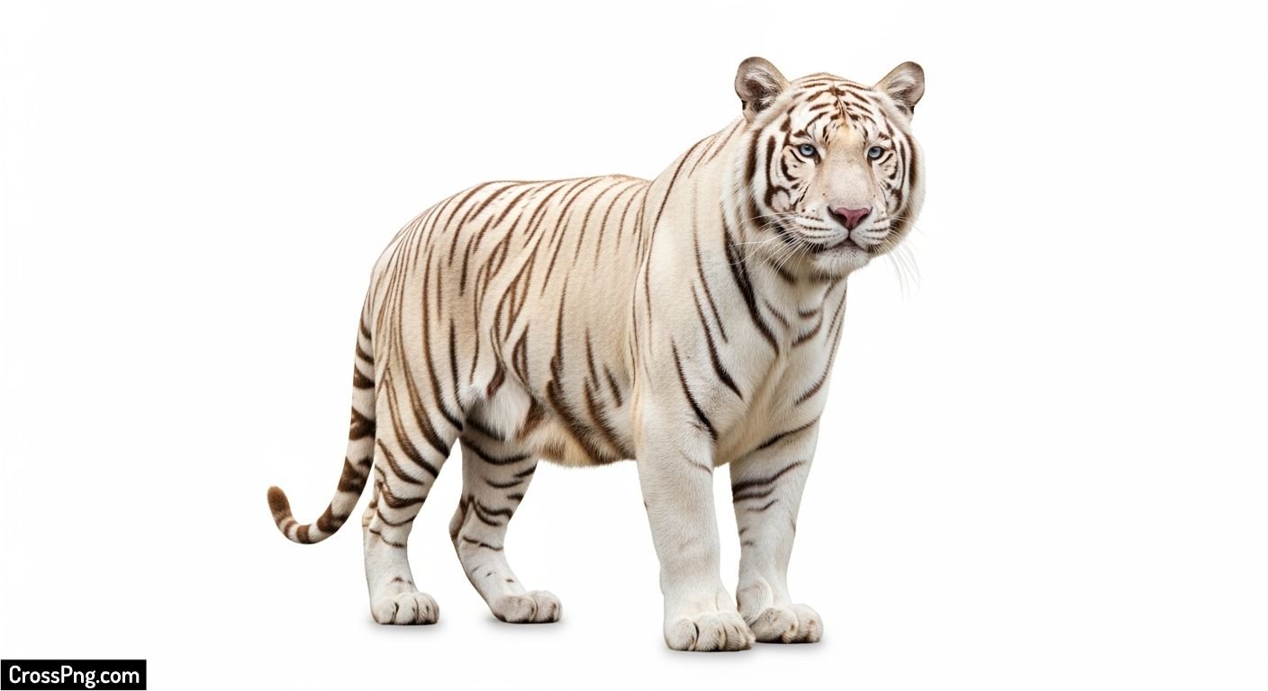 Tiger white background image 2