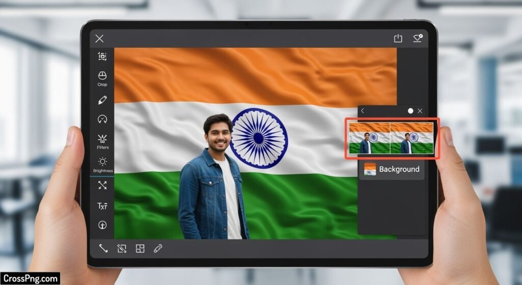 Tiranga background photo editor image 2