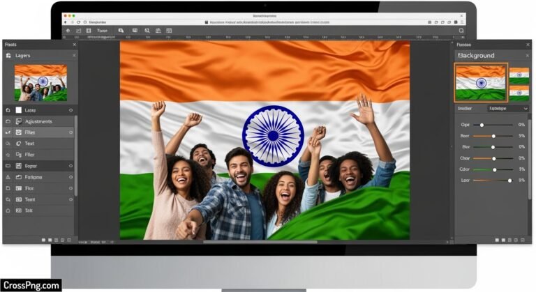 Tiranga background photo editor image