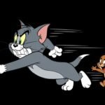 Tom and jerry black background image