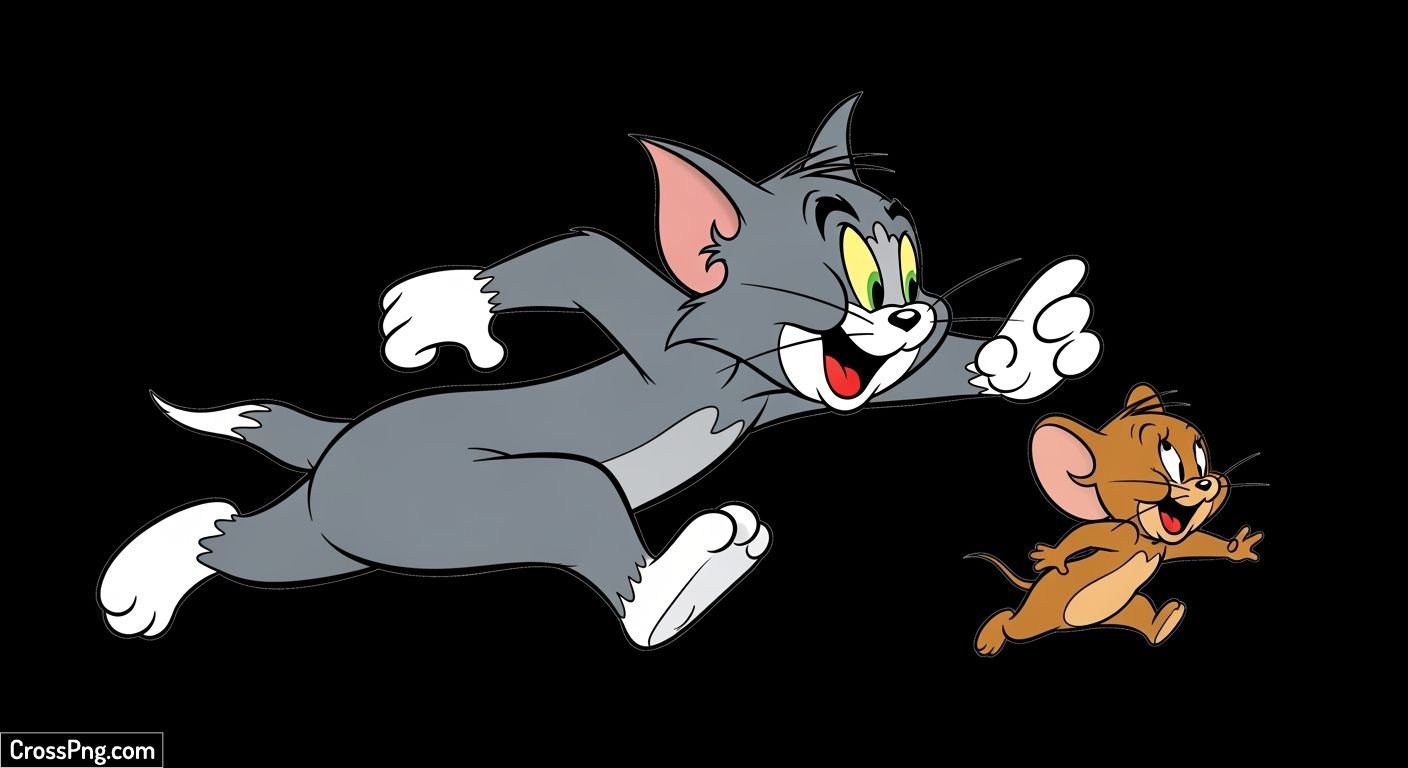 Tom and jerry black background image 3