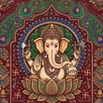 Traditional ganesh background design image 3