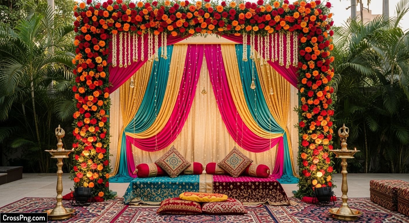 Traditional indian wedding background image 2