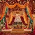 Traditional indian wedding background