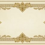 Traditional invitation card background image