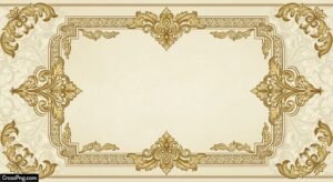 Traditional invitation card background image
