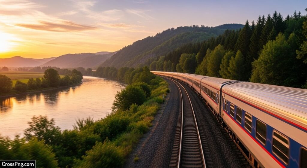 Train background image