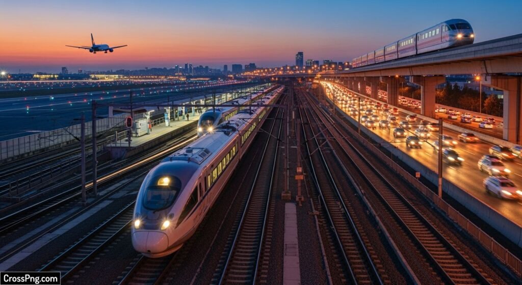 Transport background image