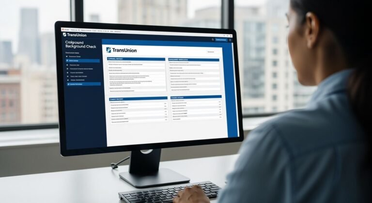 Transunion background check image