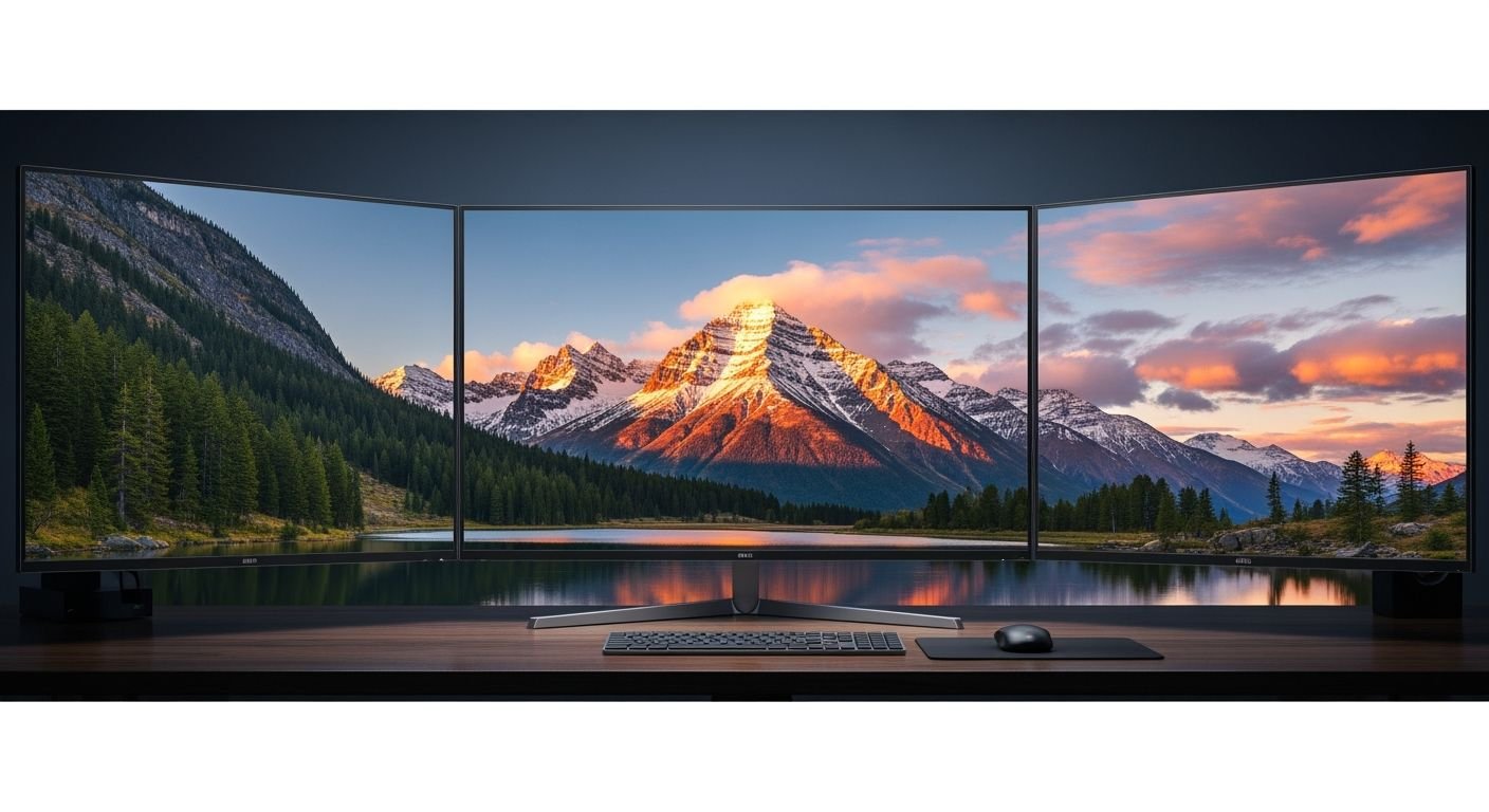 Triple display background image 4