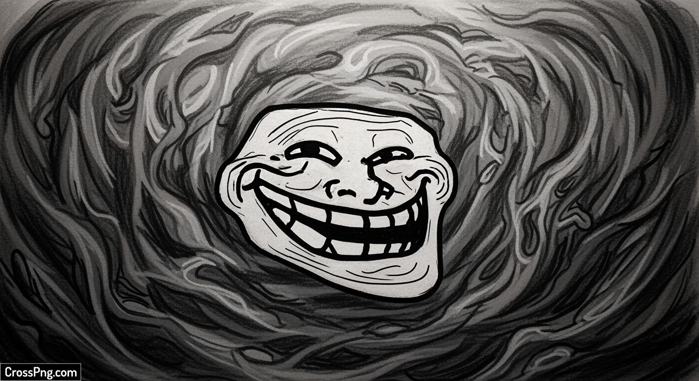 Troll face background image 2